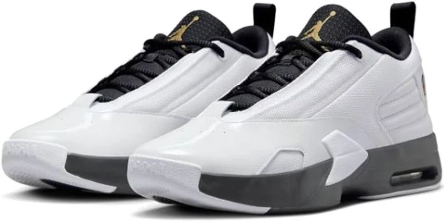 Nike Men's Jordan Max Aura 6 Basketball Shoes White/Black/Gold - Pick Size!