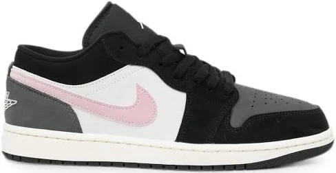 Nike - Air Jordan 1 Low SE sneakers - men - Leather/Other fibres/Rubber - 10 - Black
