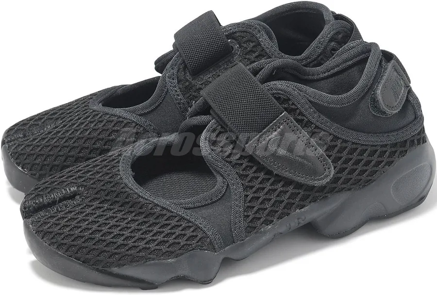Nike Wmns Air Rift Triple Black Women Casual Lifestyle Strap Shoes