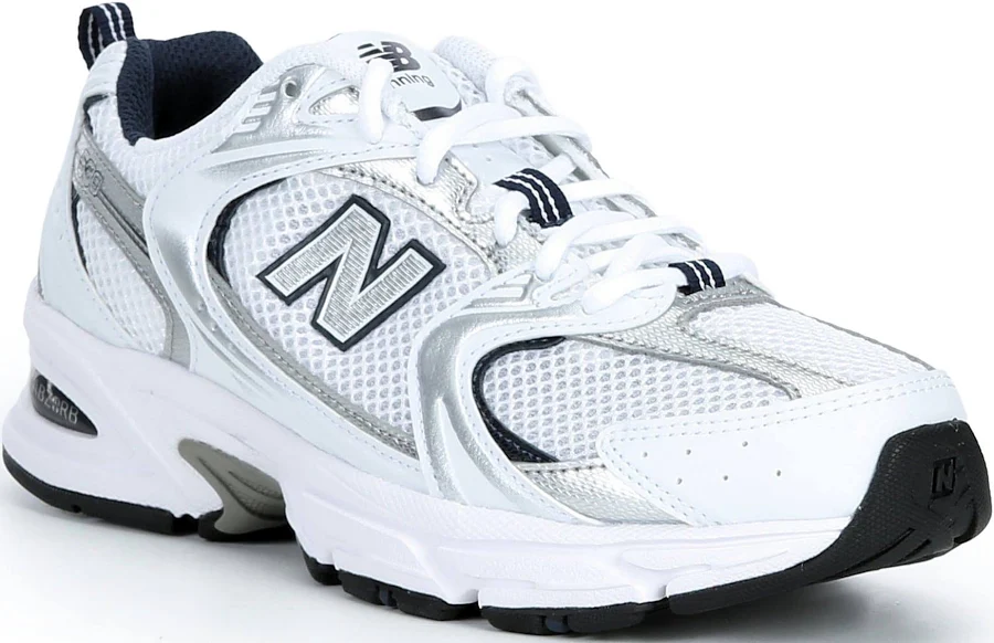 New Balance Women's 530 Lifestyle Sneakers, Womens, 8.5, White/Natural Indigo