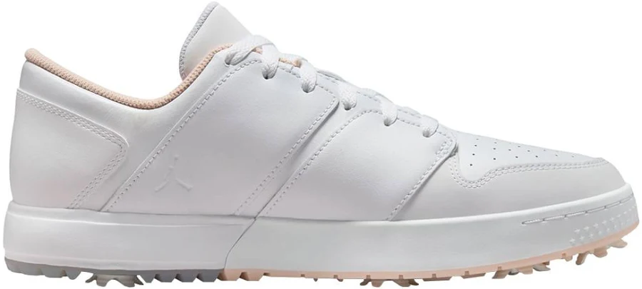 Jordan Men's NU Retro 1 G Golf Shoes 9145062- 7.5 Medium White/Washed Coral