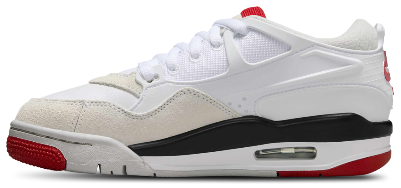 Air JORDAN 4 RM 7Y / White/Black/Neutral Grey/Varsity Red