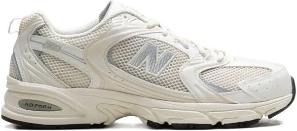 New Balance - 530 "Cream/White/Silver" sneakers - men - Fabric/Rubber/Fabric/Calf Leather - 12