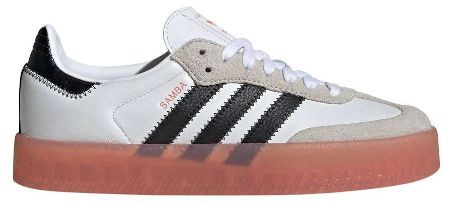 adidas Women's Sambae 'White Black Semi Coral' | White Casual Shoes | Size 7