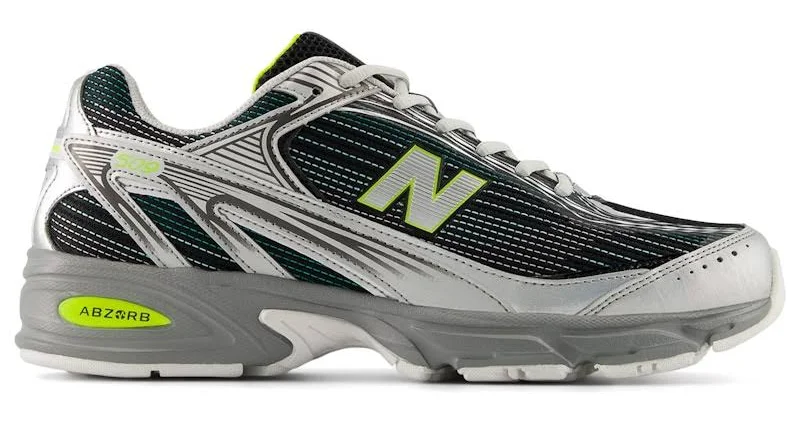 New Balance 509 Silver Metallic Alkaline Green