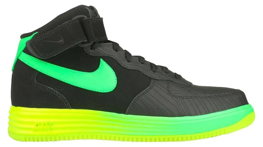 Nike Lunar Force 1 Mid Leather - Black