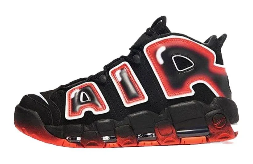 Nike More Uptempo 96 - Black/red