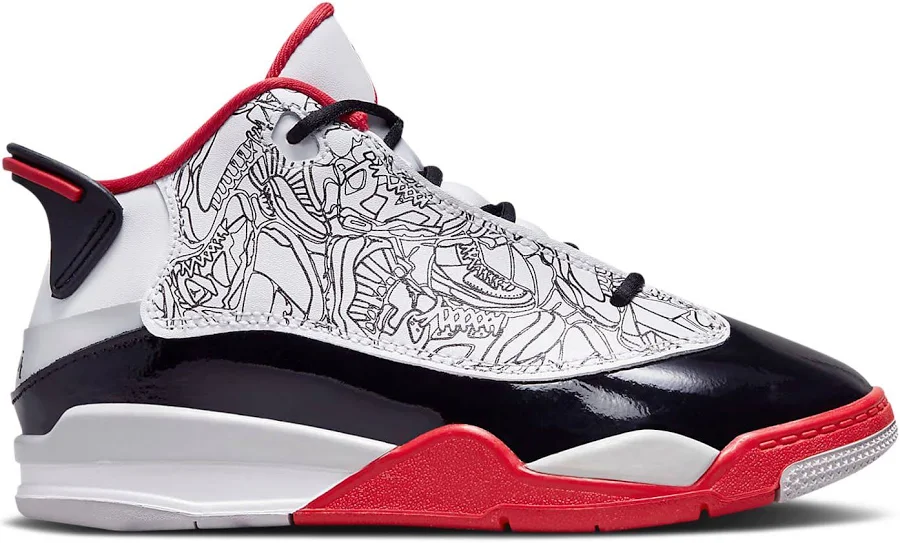 Air Jordan Dub Zero PS 'Varsity Red' 2022 | White | Kid's Size 11