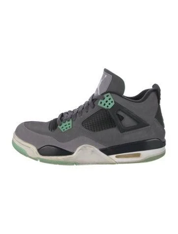 Jordan 4 Retro Sneakers in Grey, Men's 9.5