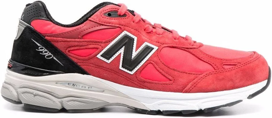 New Balance 990v3 Low-Top Leather Sneakers