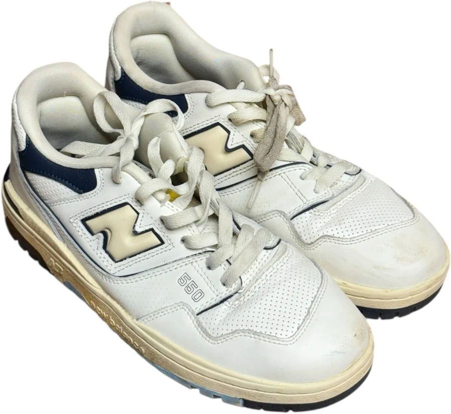 Balance 550 Rich Paul Navy Blue Cream Navy Rare Sneakers Shoes Size 8