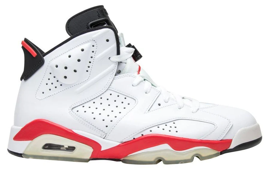 Air Jordan 6 Retro Infrared Pack 'White' | Men's Size 14