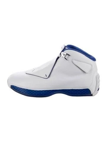 Jordan 18 Retro 'Sport Royal' Sneakers in White, Men's US 10 | 10