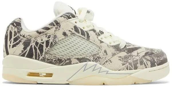 Nike Air Jordan 5 Retro Low 'expression' Coconut Milk Black Da8016 100