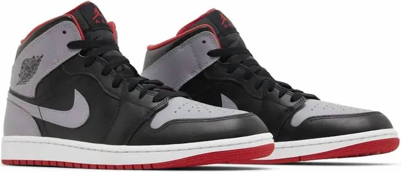 Men's Air Jordan 1 Mid Shoes In Black