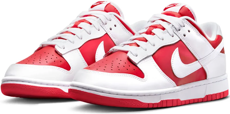 ️ Nike Dunk Low “championship Red” Gs Size 4y