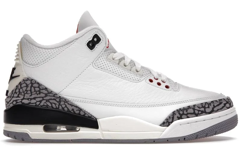 Air Jordan 3 Retro Men's White Cement Reimagined