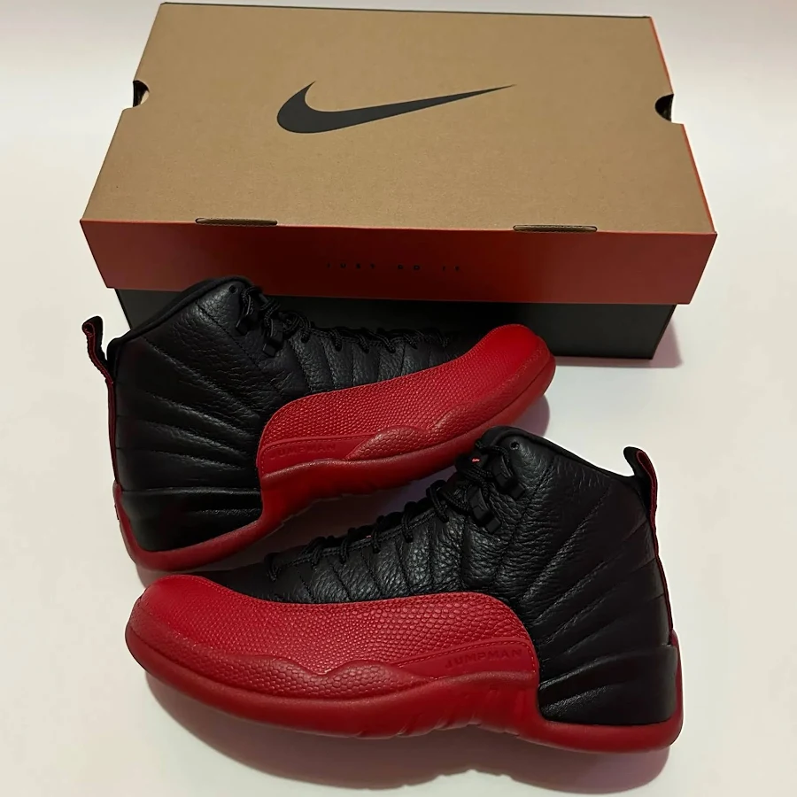 Jordan 12 Flu Game 2025 (sizes 5.5-13)