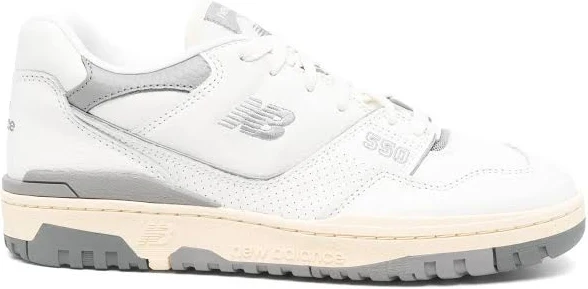 New Balance - 550 "Away Grey Mini Logo" sneakers - unisex - Fabric/Rubber/Calf Leather - 7 - White