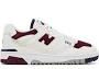 New Balance 550 'Suede Toe Pack - Burgundy Navy' | White | Men's Size 10.5