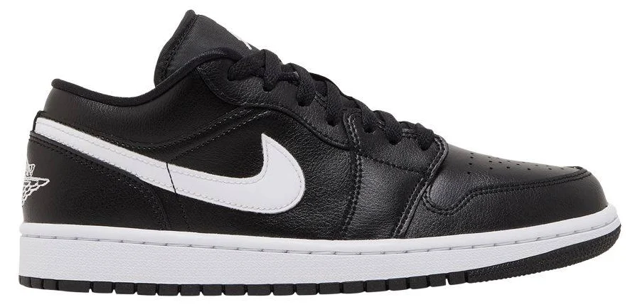 Wmns Air Jordan 1 Low 'Black White' | Women's Size 12
