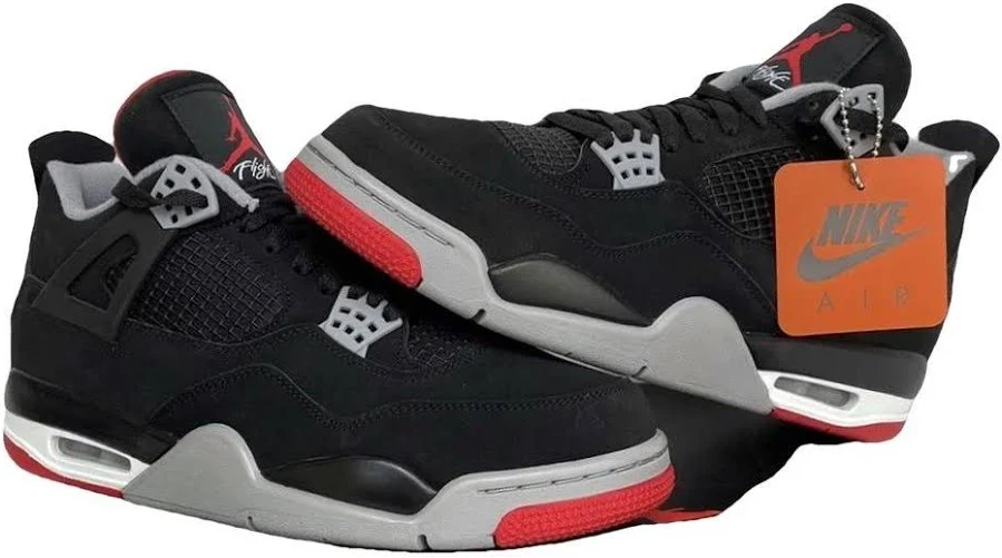 Jordan Bred Air Jordan 4 Trainers Size 11 US