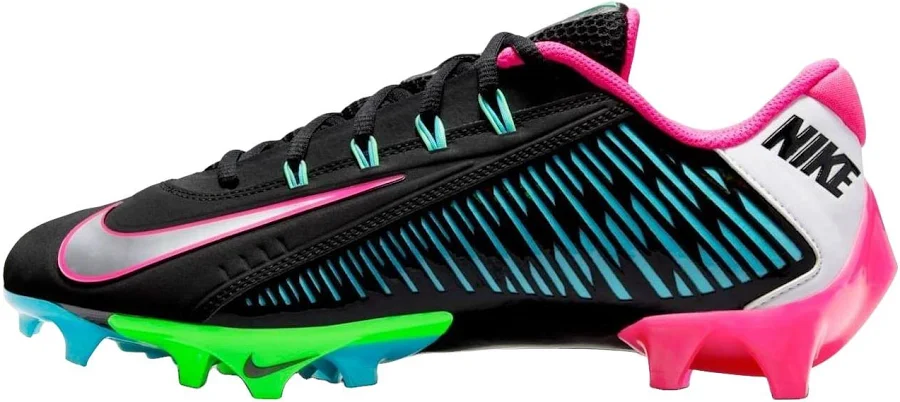 Nike Vapor Edge 360 Vc Athletic Cleats - Black/white/teal Nebula