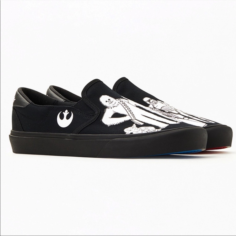 Adidas Collaboration with Star Wars Rallye slip on's special edition sneakers