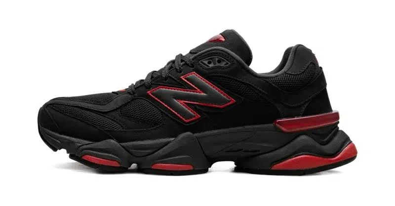9060 Bred Sneakers In Black