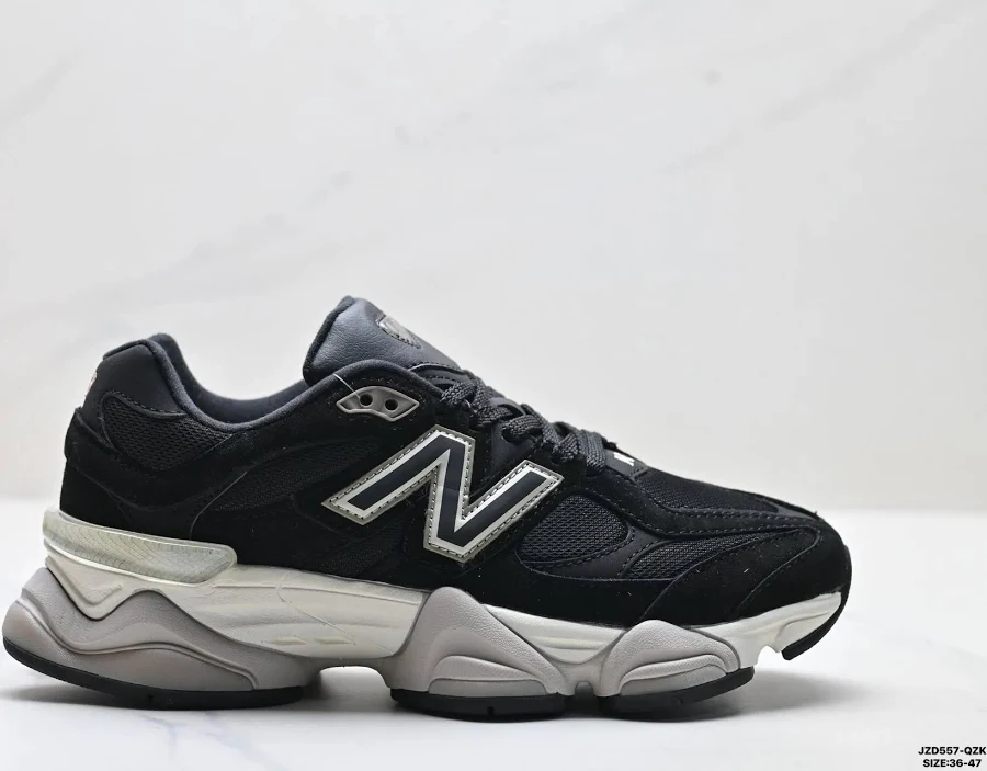 Black & Grey New Balance 9060 Trainers190