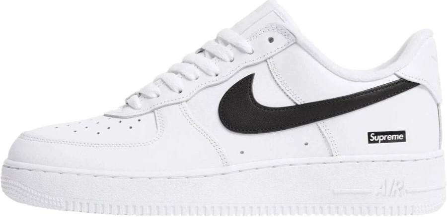 Nike x Supreme Air Force 1 Low 'White Black' CU9225-102 US 7½