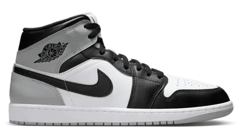 Aj 1 Mid In Light Smoke Grey/black/white