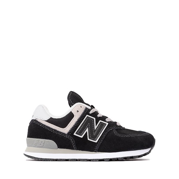 New Balance 574 Athletic Shoe - Big Kid - Black / White