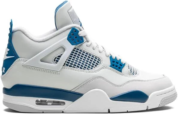 Jordan - Air Jordan 4 OG "Military Blue" sneakers - men - Rubber/Fabric/Leather - 8 - White