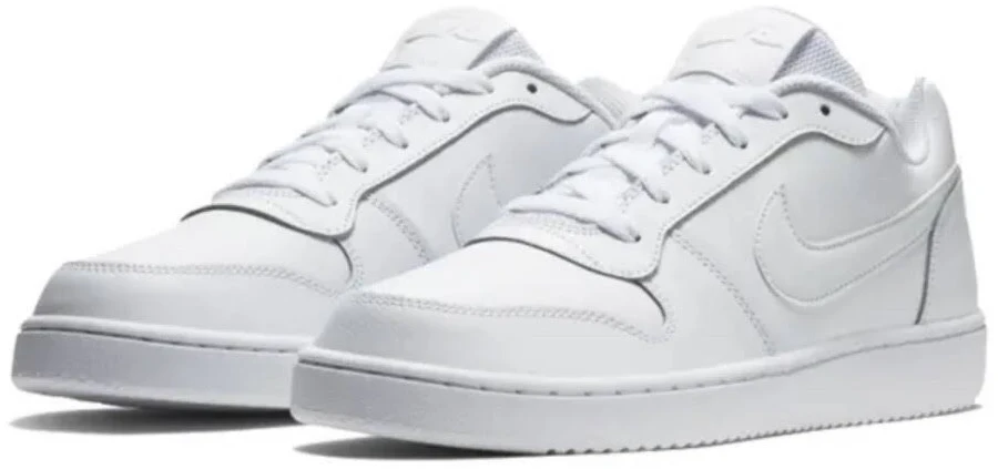 Nike Ebernon Low Aq1775-100 Men's White Leather Low Top Skateboard