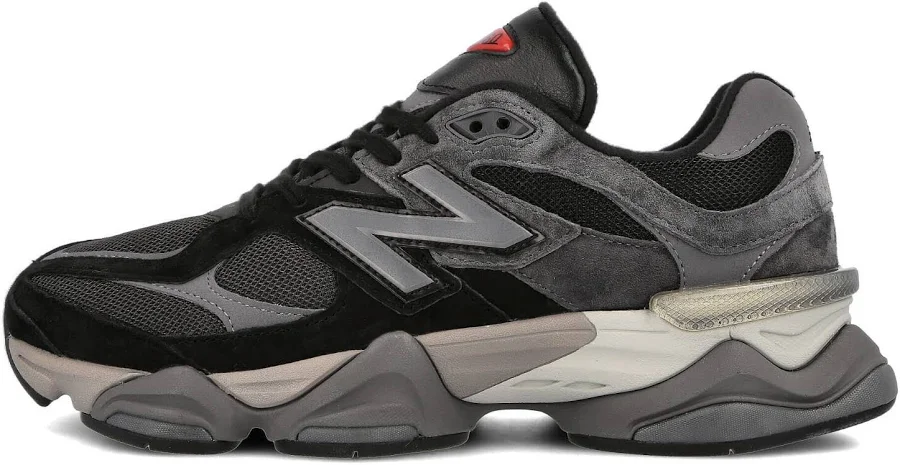 Balance 9060 Black Castlerock Grey Mens Grey Sports Sneaker U9060blk