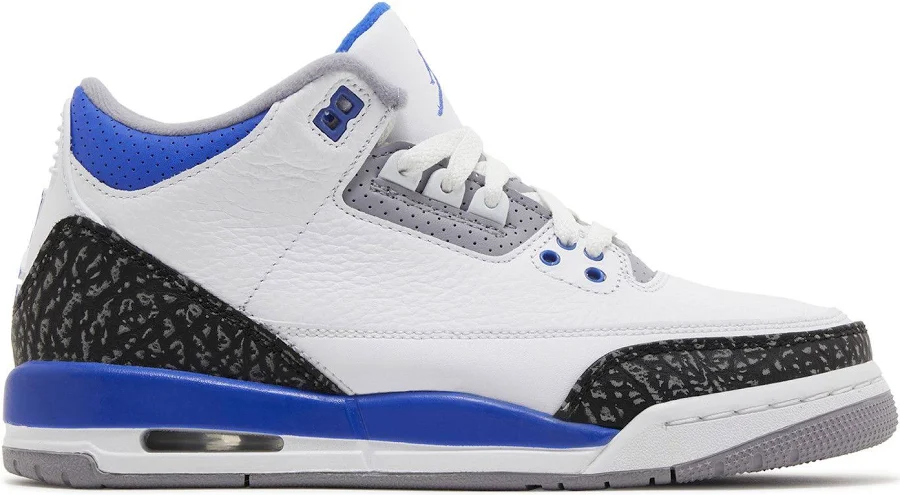 Air Jordan 3 Retro GS Racer Blue 3.5Y