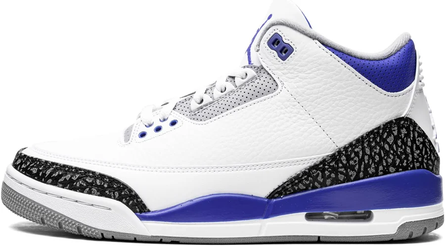 Men's Jordan 3 Retro "Racer Blue", (Men) US 9.5 / UK 8.5 / EUR 43