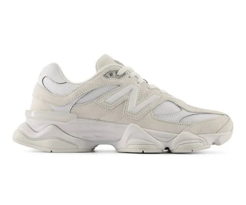 New Balance Unisex 9060 Sneakers - Grey/White (Size 4.5)
