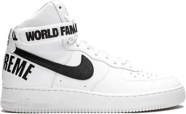 Nike - x Supreme Air Force 1 High SP "White" sneakers - unisex - Calf Leather - 4
