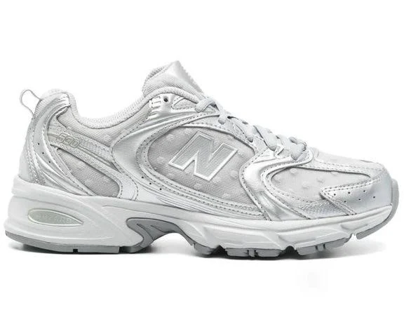 New Balance Women's 530 Metallic Raincloud Polka Dots" - White - Low-top sneakers - 6