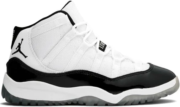 Jordan Kids - Jordan 11 Retro "Concord" sneakers - kids - Patent Leather/Rubber/Polyester - 2 Kids - White