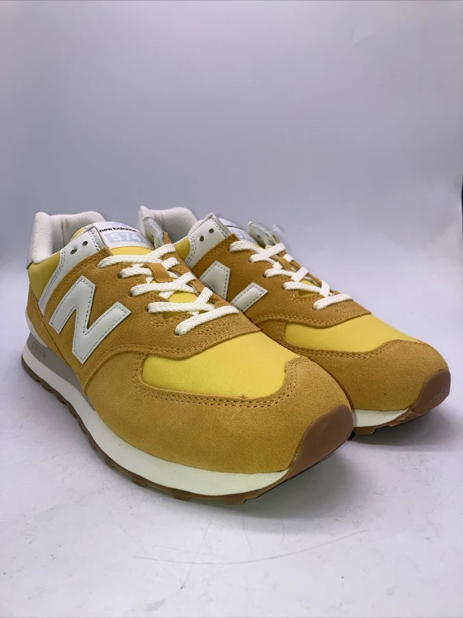 Balance 574 Casual Shoes Gold Yellow White U574rc2 Men's Sizes 9.5-11
