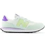 New Balance Kids' 237 Lace White/Green g237473