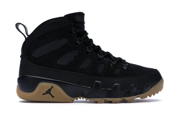 Jordan 9 Retro Boot NRG en negro y caramelo claro