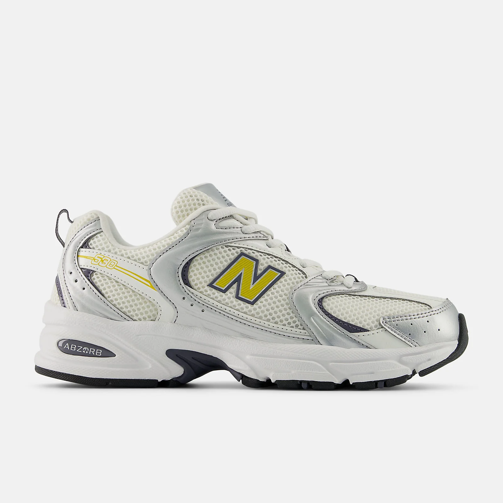New Balance Unisex 530 Sneaker | Silver Metallic Sea Salt