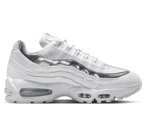 Nike Womens Air Max 95 SE - Shoes Lt Charcoal/White/Pure Platinum Size 11.5