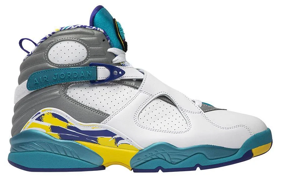 Wmns Air Jordan 8 Retro 'White Aqua' | Women's Size 5