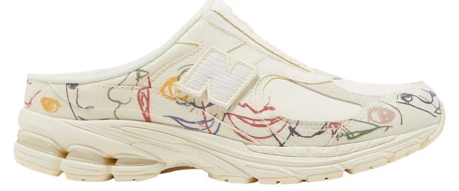 Bryant Giles x New Balance 2002R Mule 'The Artist’s Shoe' | White | Men's Size 9.5