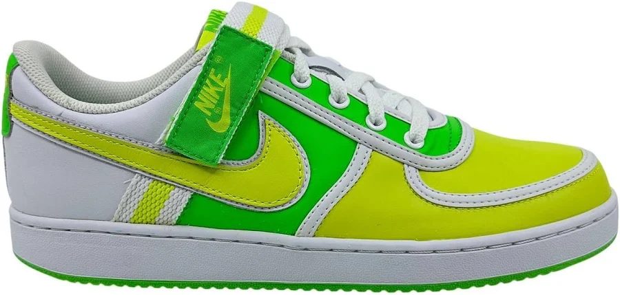 Nike Vandal Low Green Sonic Yellow White Mens Athletic Sneaker